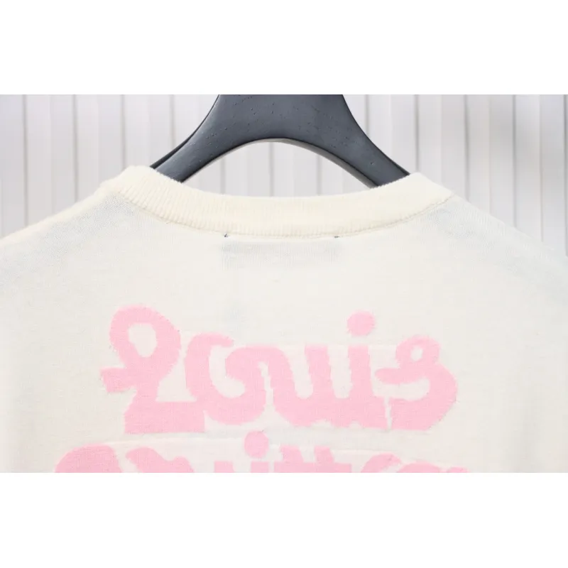 Louis Vuitton LV Tyler co-branded floral jacquard knitted short-sleeved T-shirt