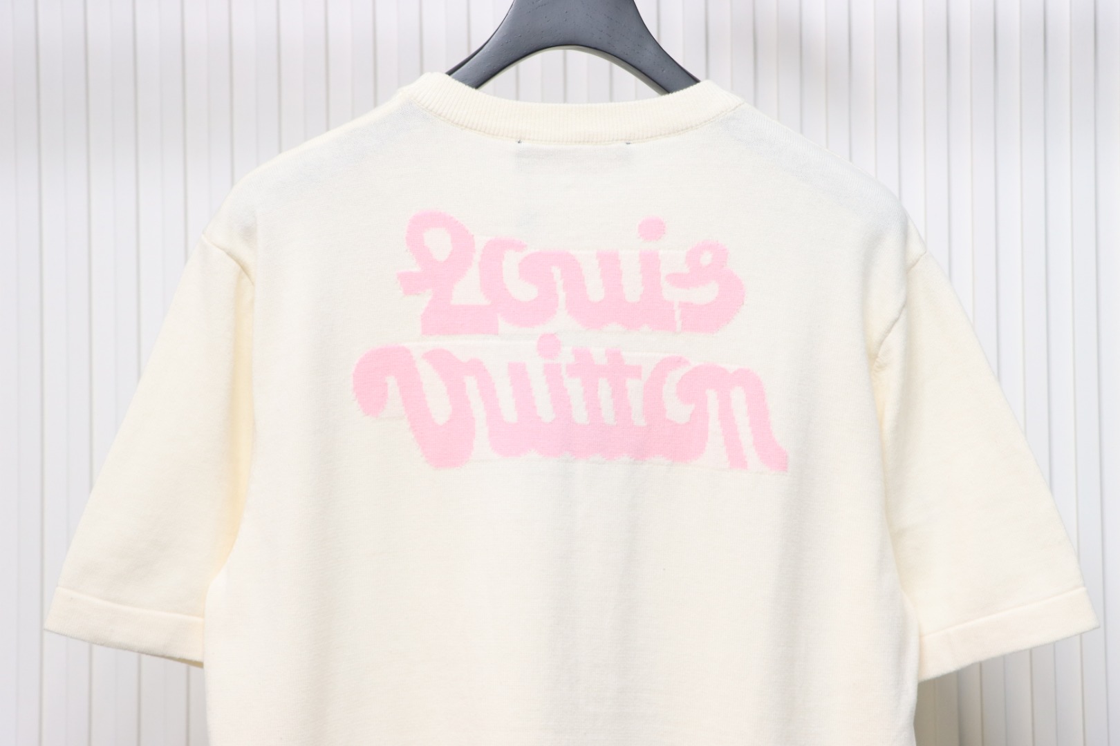 Louis Vuitton LV Tyler co-branded floral jacquard knitted short-sleeved T-shirt