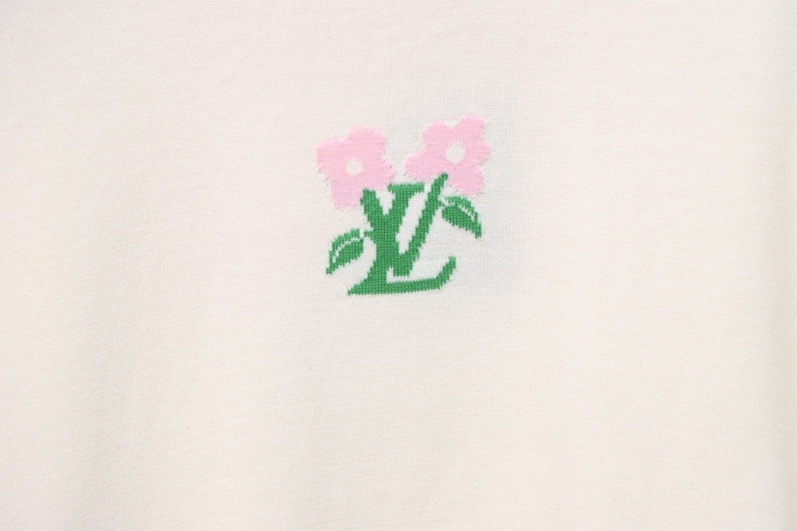 Louis Vuitton LV Tyler co-branded floral jacquard knitted short-sleeved T-shirt