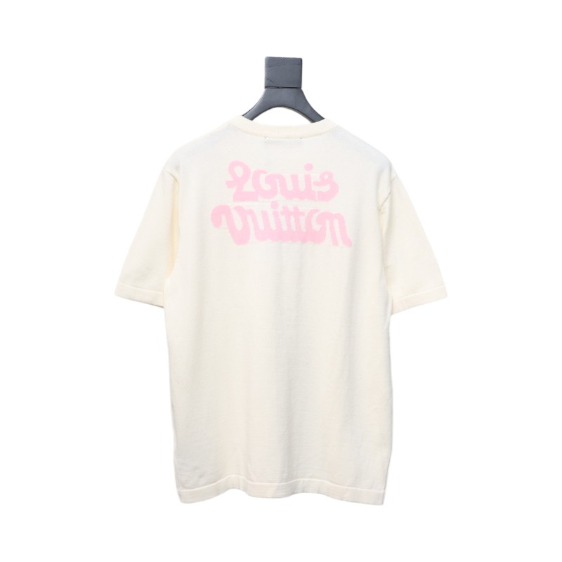 Louis Vuitton LV Tyler co-branded floral jacquard knitted short-sleeved T-shirt