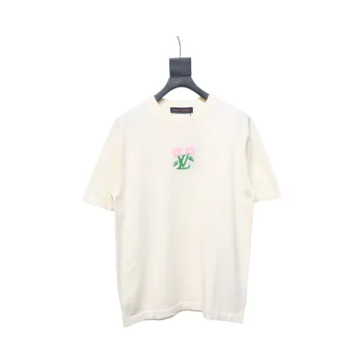 Louis Vuitton LV Tyler co-branded floral jacquard knitted short-sleeved T-shirt 01