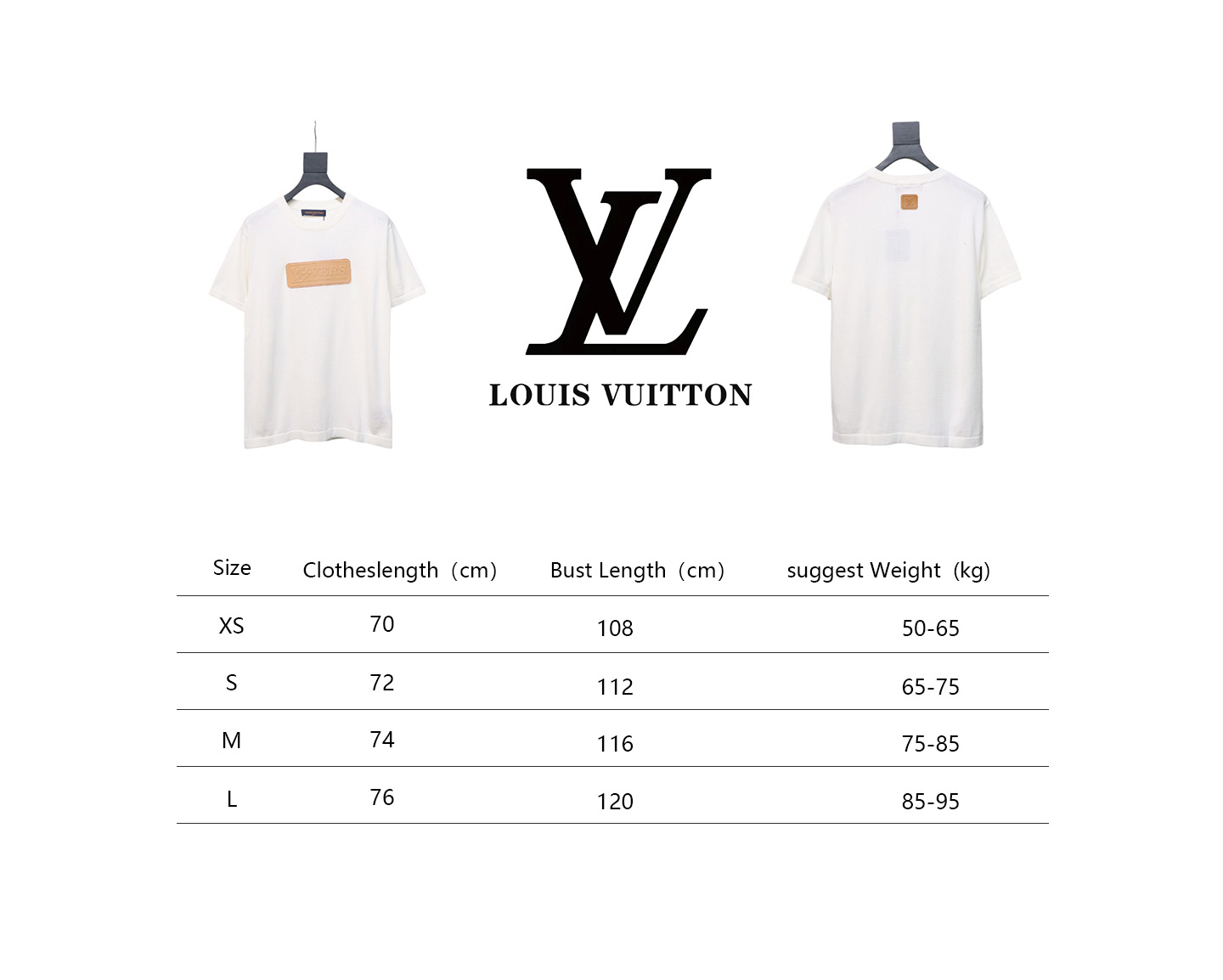 Louis Vuitton LV yellow chest logo patch knitted short-sleeved T-shirt