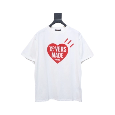 Louis Vuitton NIGO new collaboration series Heart print short-sleeved T-shirt 01