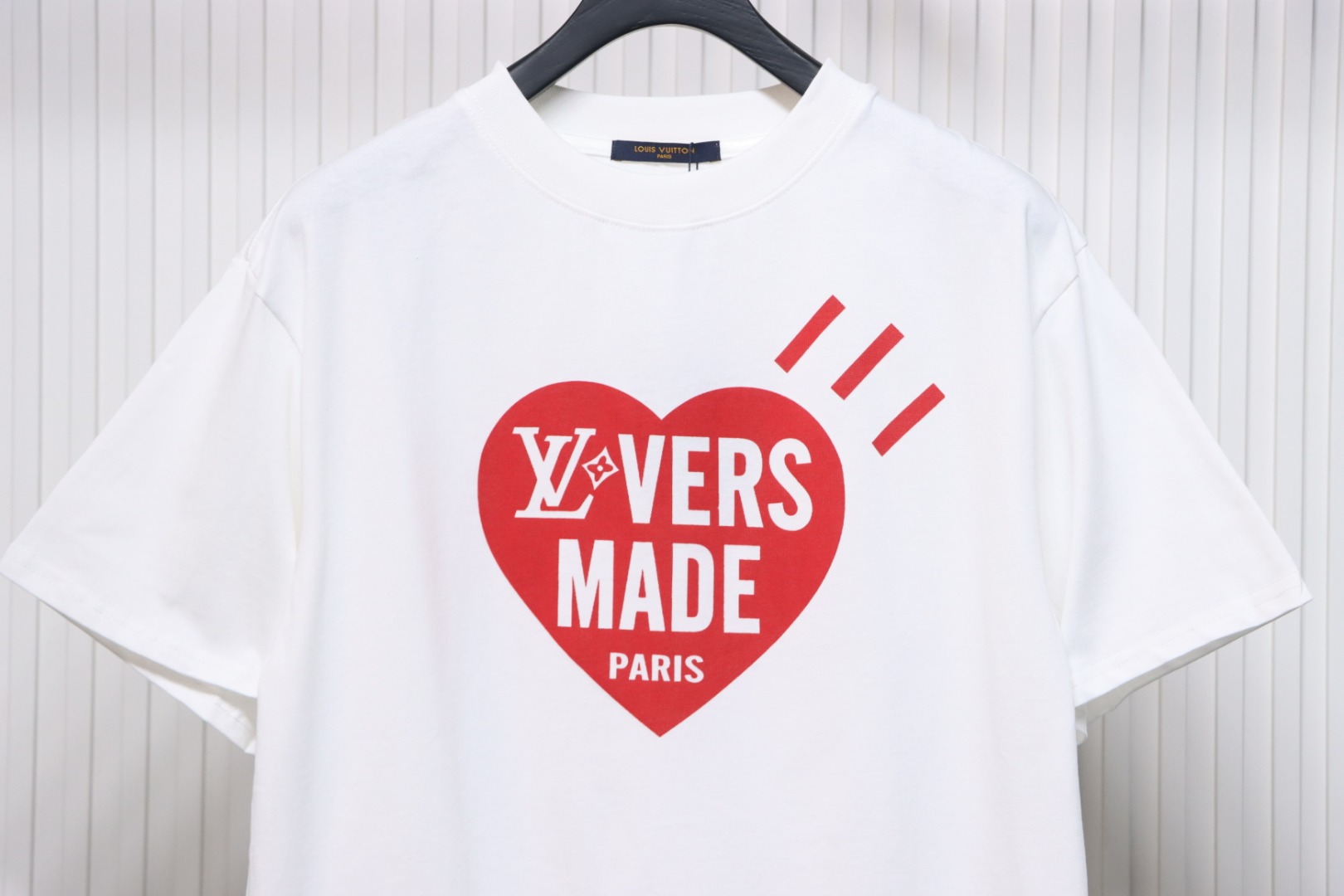 Louis Vuitton NIGO new collaboration series Heart print short-sleeved T-shirt