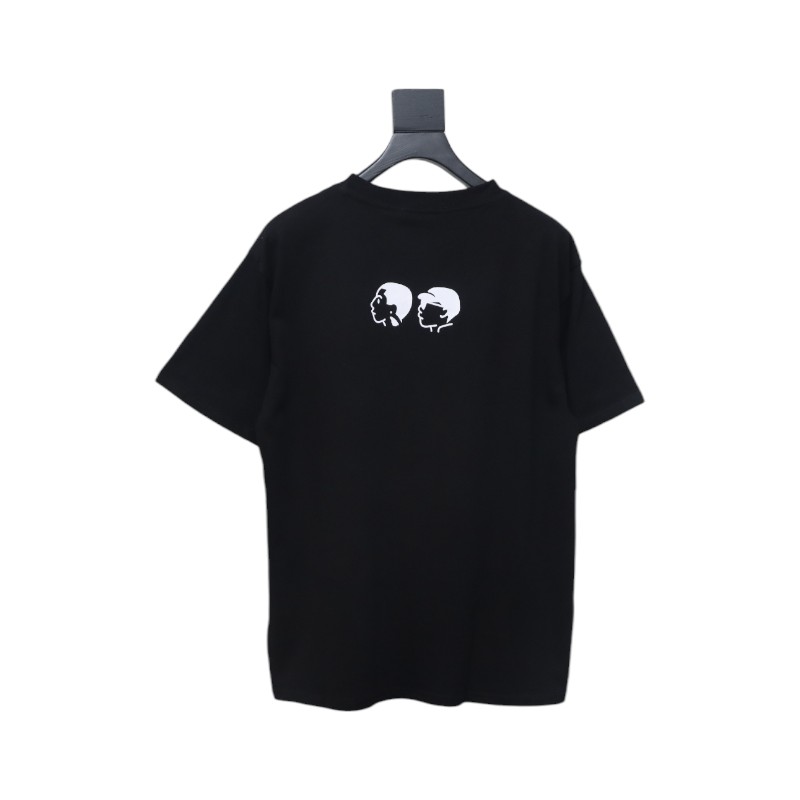 Louis Vuitton NIGO new series small portrait print short-sleeved T-shirt black