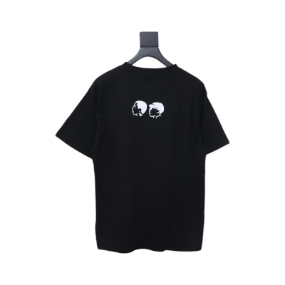 Louis Vuitton NIGO new series small portrait print short-sleeved T-shirt black 02
