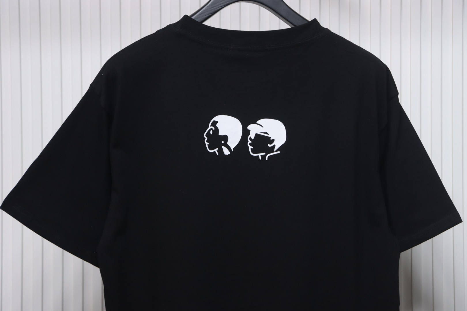 Louis Vuitton NIGO new series small portrait print short-sleeved T-shirt black