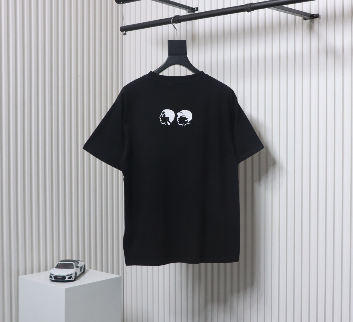 Louis Vuitton NIGO new series small portrait print short-sleeved T-shirt black