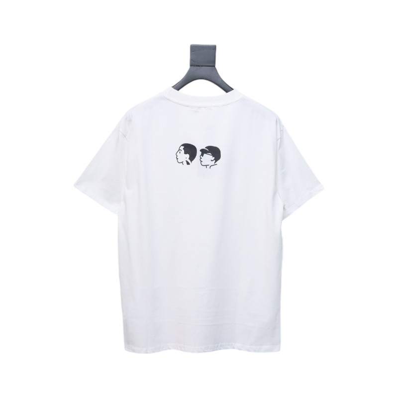 Louis Vuitton NIGO new series small portrait print short-sleeved T-shirt white