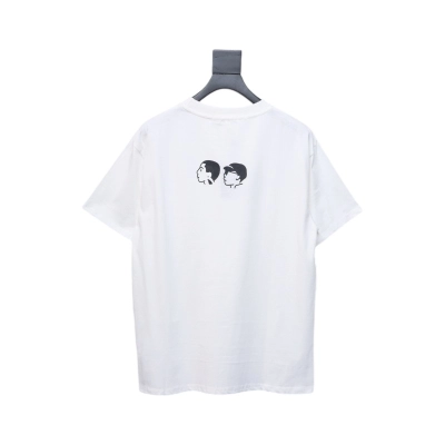 Louis Vuitton NIGO new series small portrait print short-sleeved T-shirt white 02