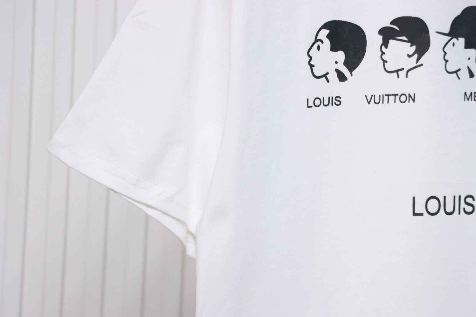Louis Vuitton NIGO new series small portrait print short-sleeved T-shirt white