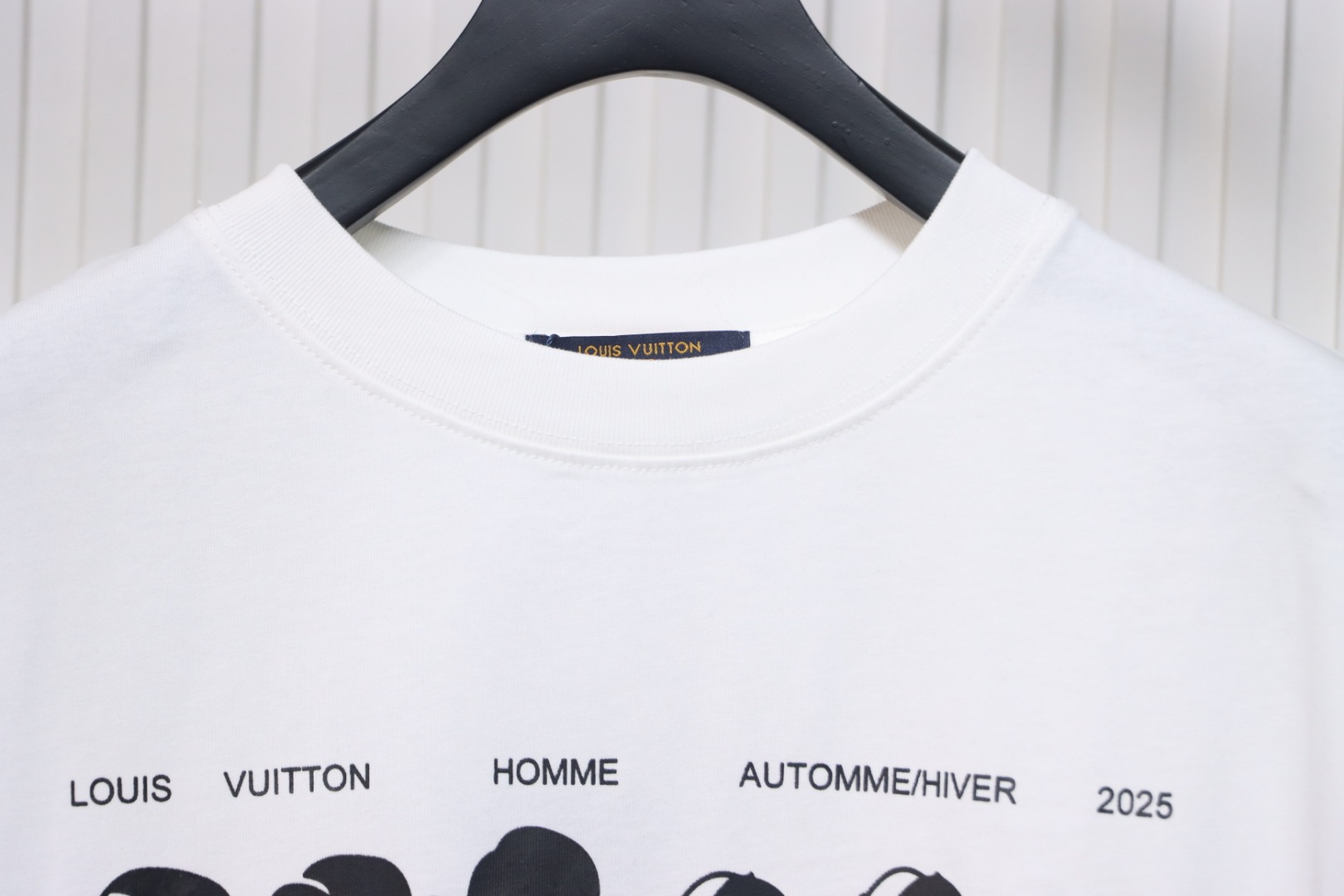 Louis Vuitton NIGO new series small portrait print short-sleeved T-shirt white