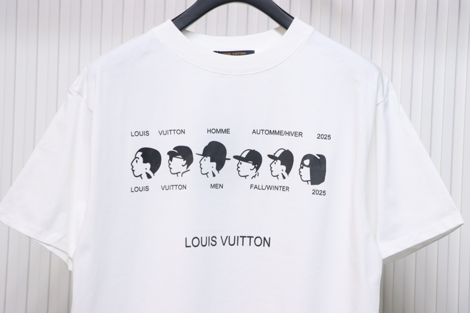 Louis Vuitton NIGO new series small portrait print short-sleeved T-shirt white