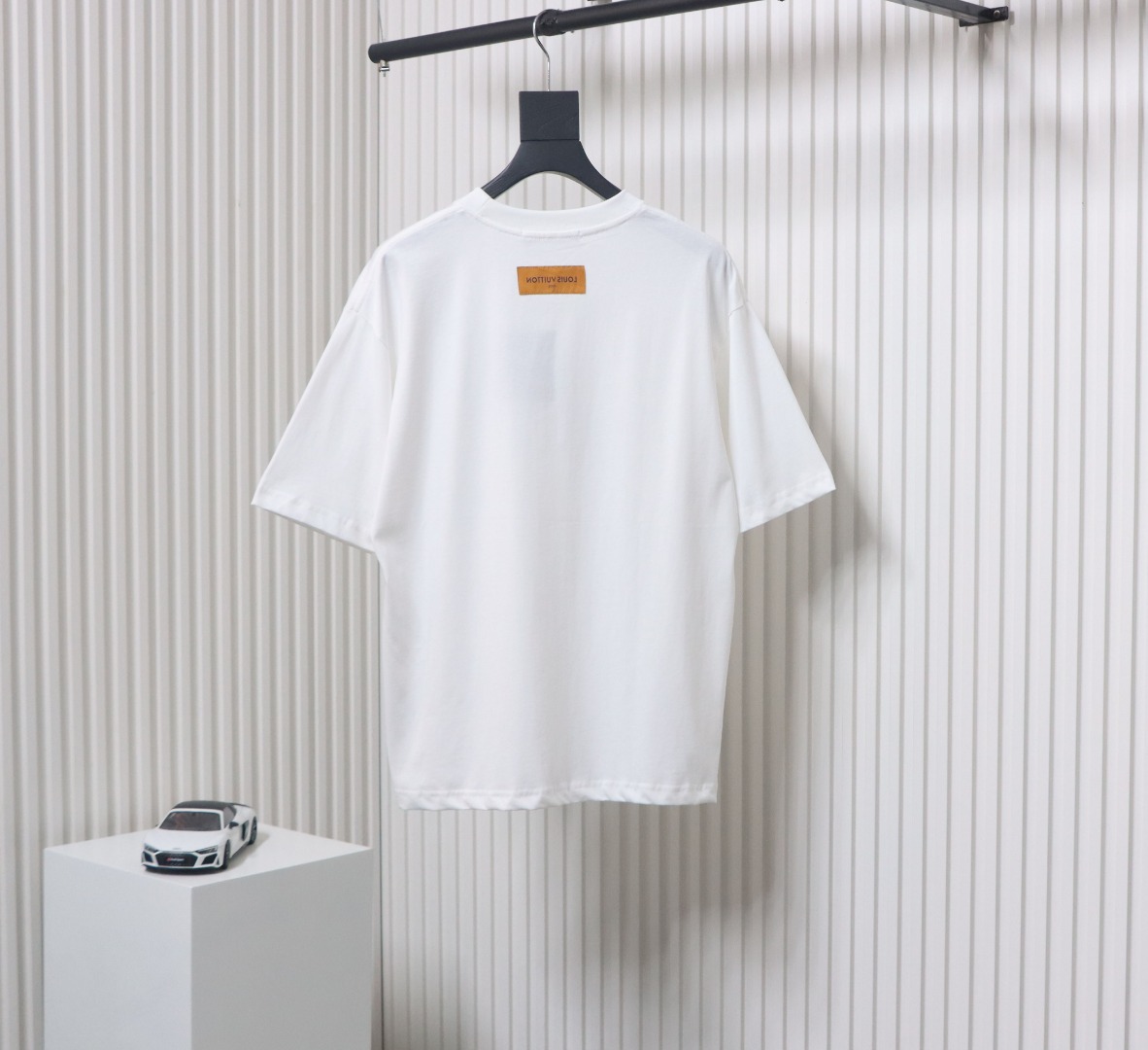 Louis Vuitton outdoor sketch brand letter logo printed short sleeve