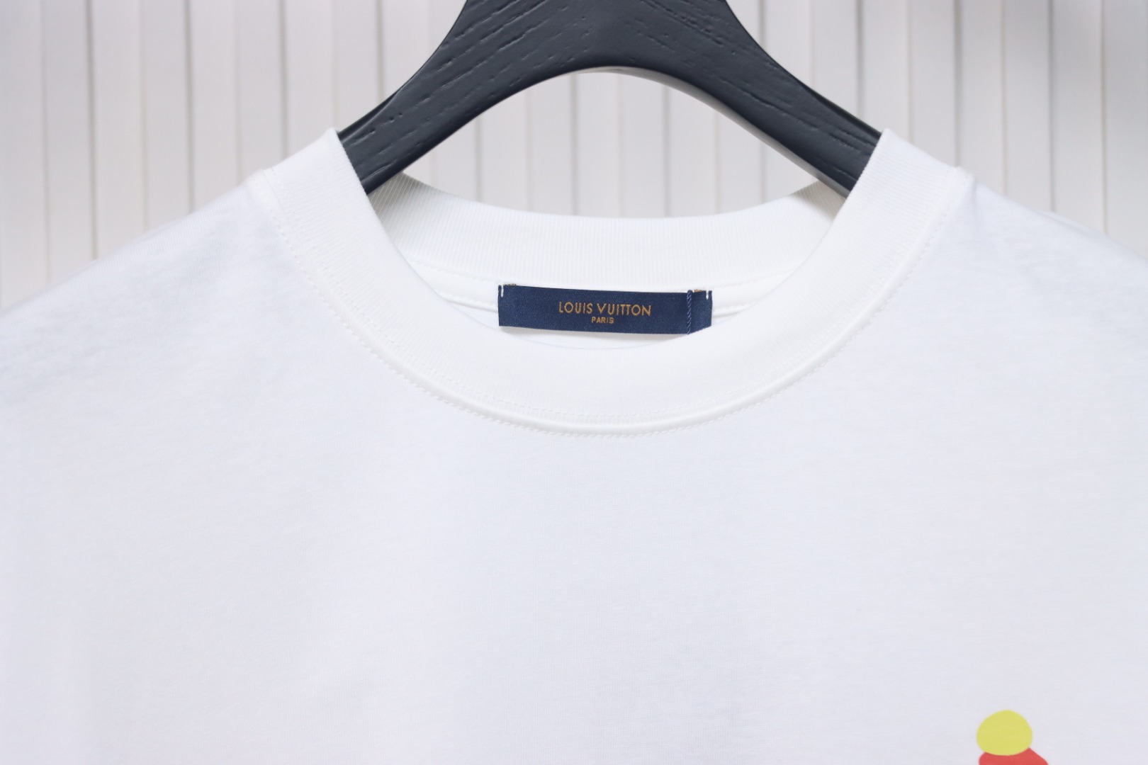 Louis Vuitton painted digital direct printing short sleeve White