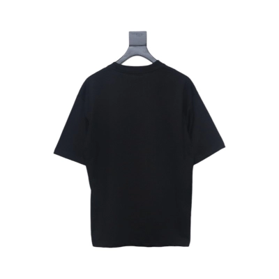 Louis Vuitton spotted red hollow print short sleeve black 02