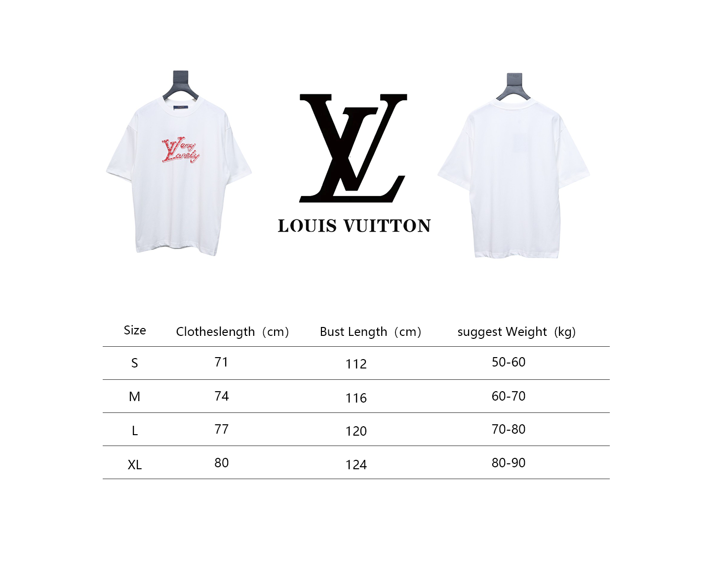 Louis Vuitton spotted red hollow print short sleeve white