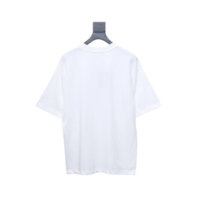 Louis Vuitton spotted red hollow print short sleeve white 02