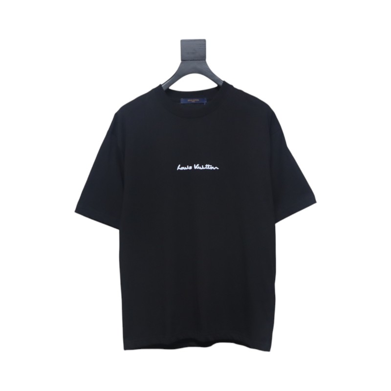 Louis Vuitton sun logo print short sleeve black