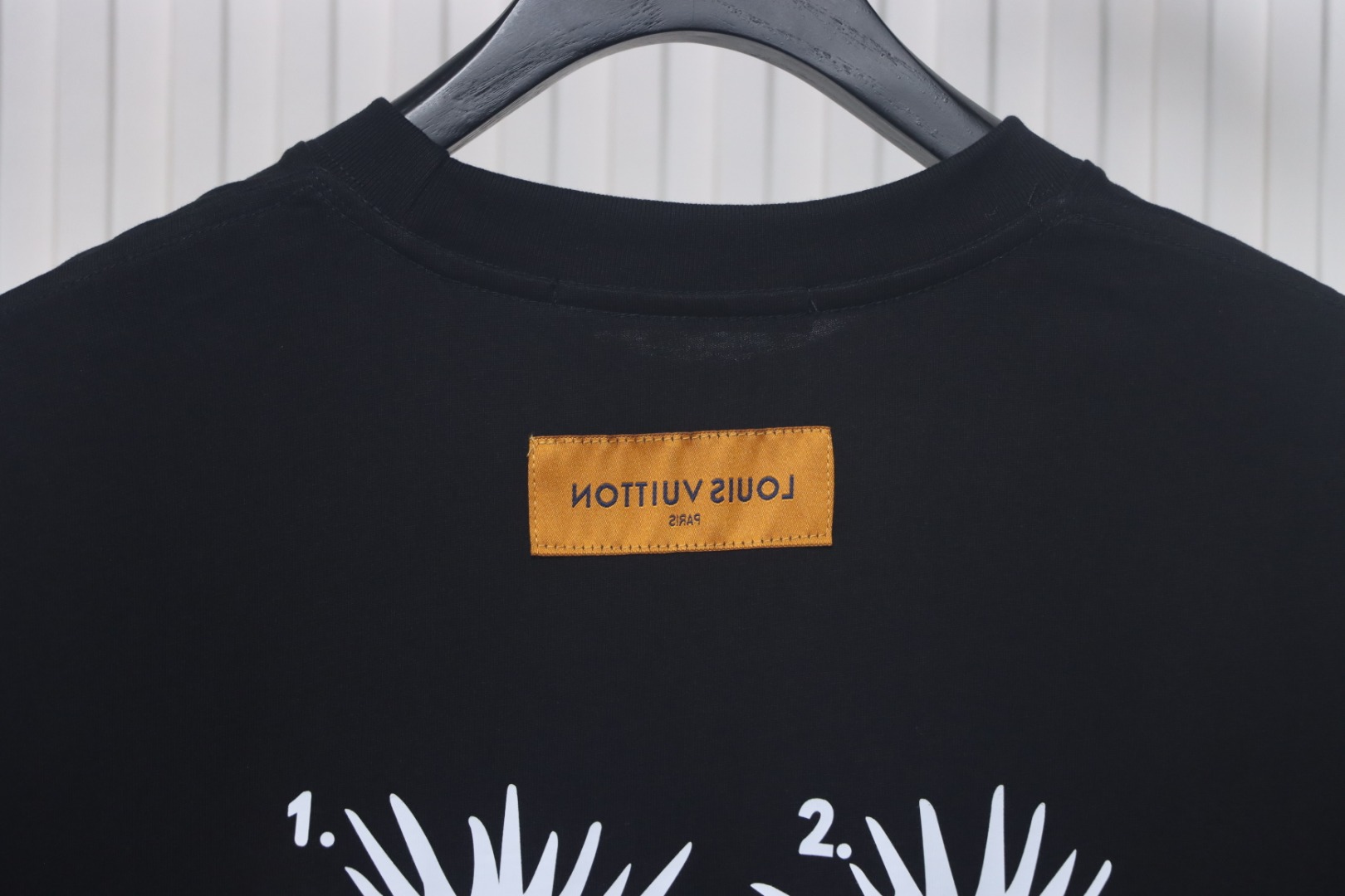 Louis Vuitton sun logo print short sleeve black