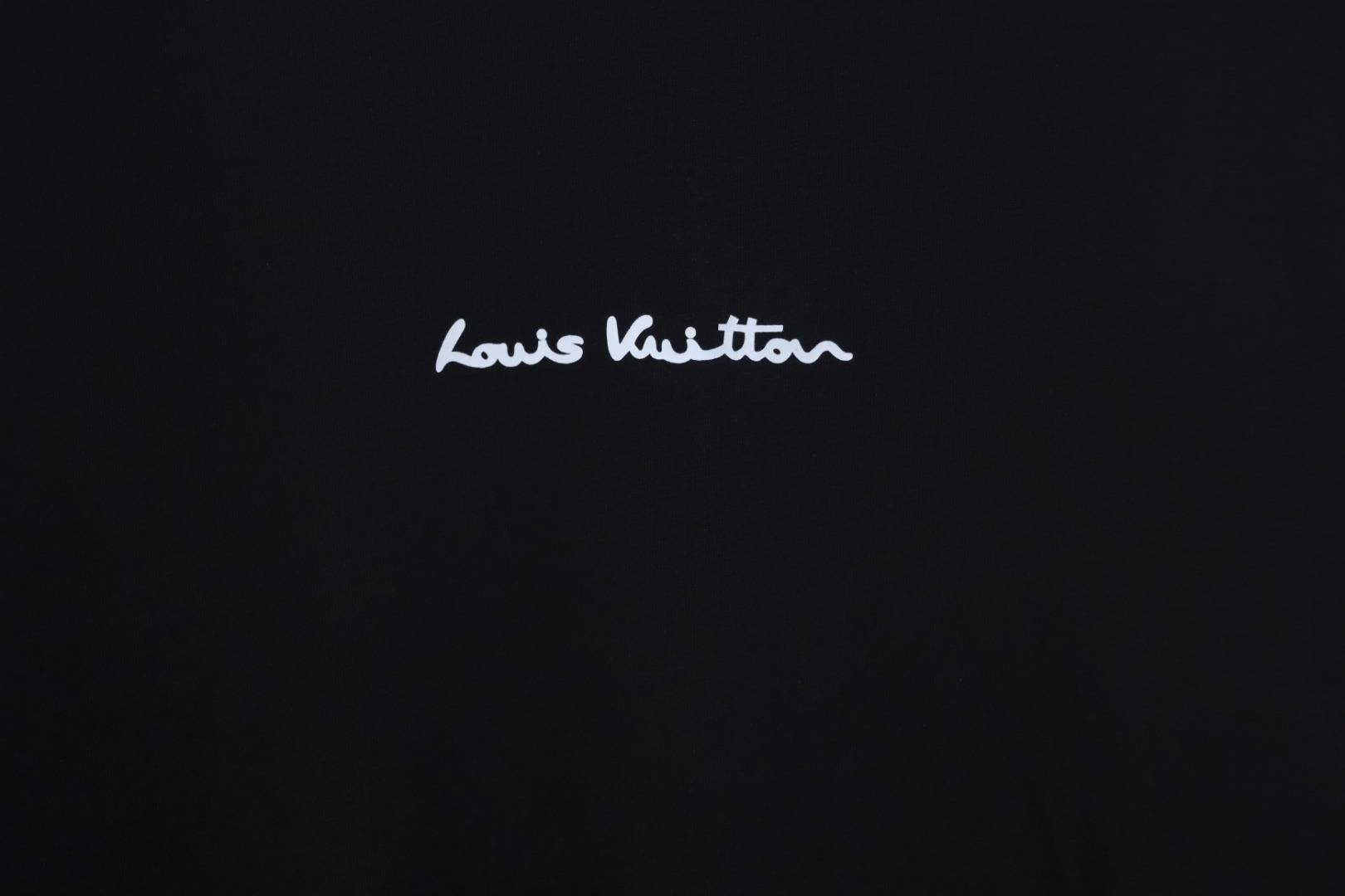 Louis Vuitton sun logo print short sleeve black