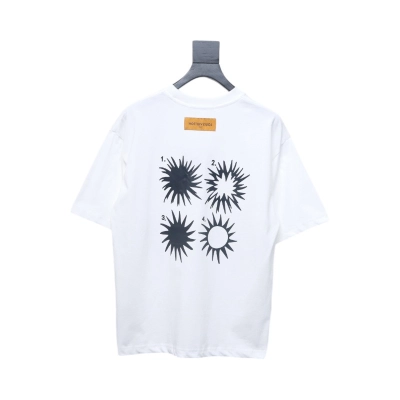 Louis Vuitton sun logo print short sleeve bWhite 01