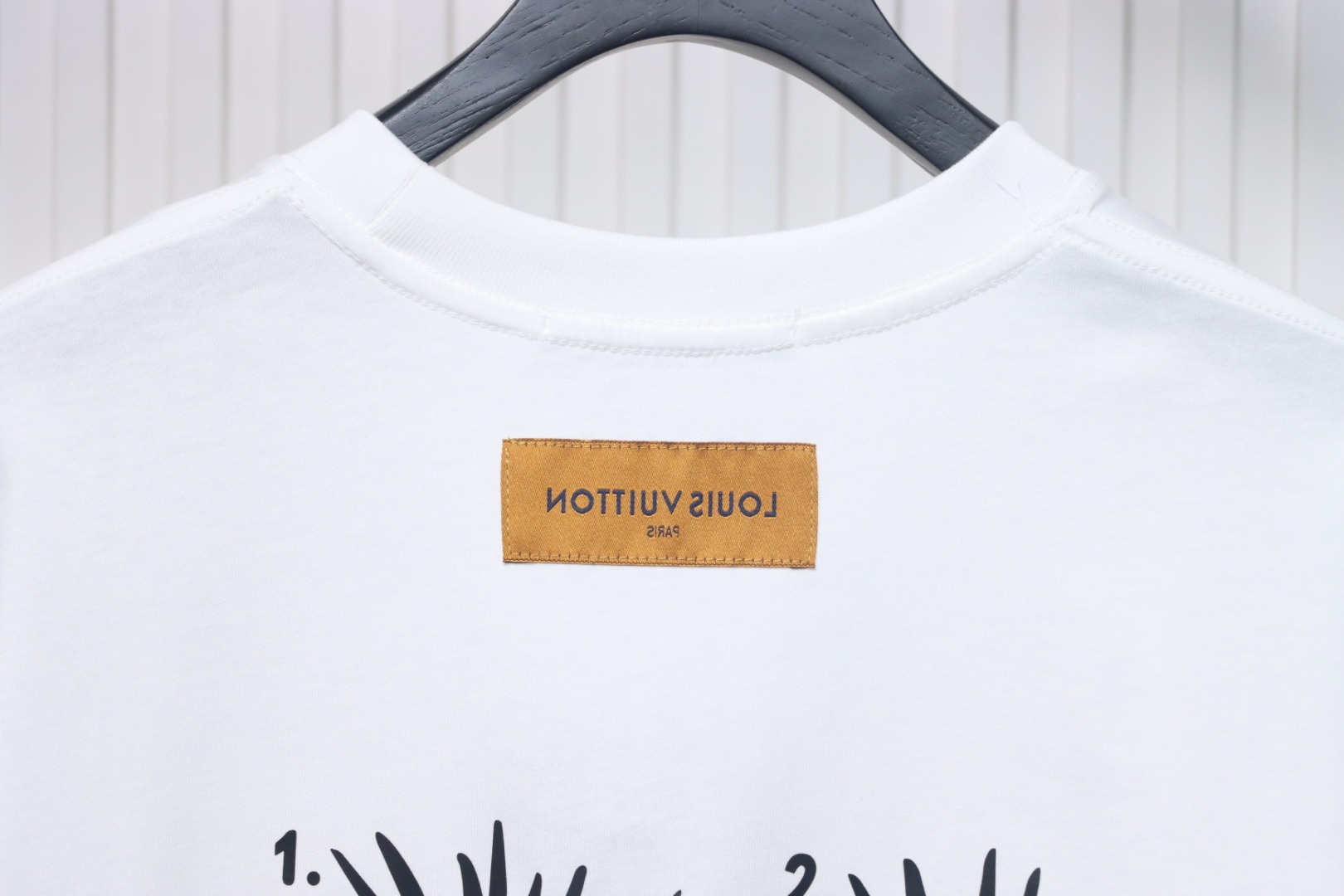 Louis Vuitton sun logo print short sleeve bWhite