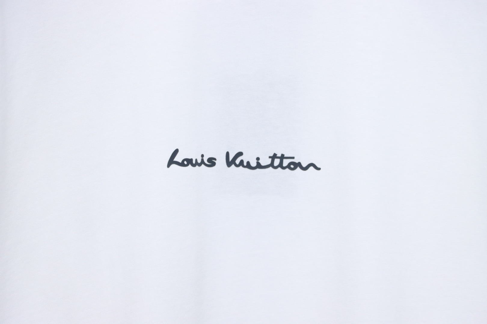 Louis Vuitton sun logo print short sleeve bWhite