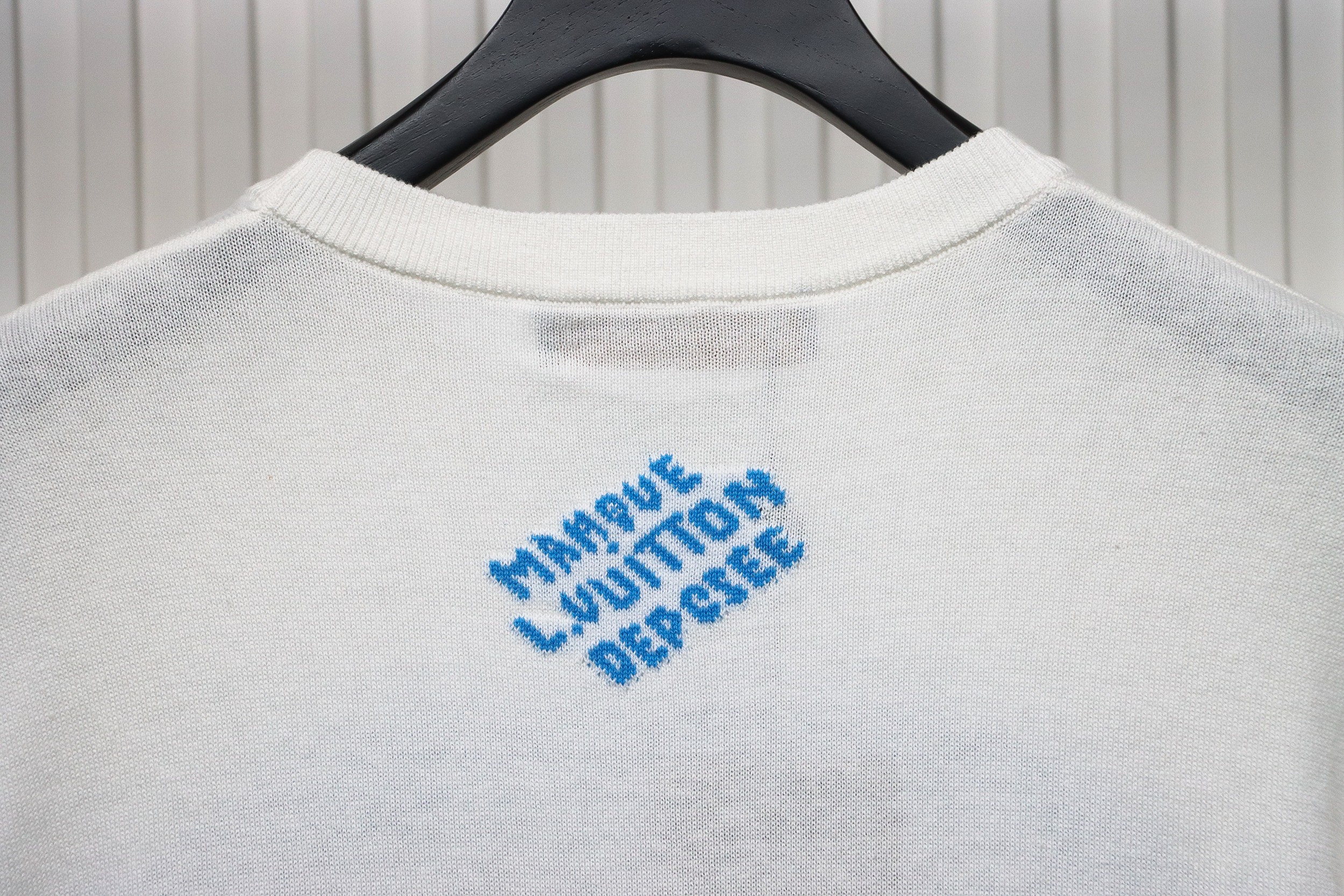 Louis Vuitton Western Denim Jacquard Knit Short Sleeve