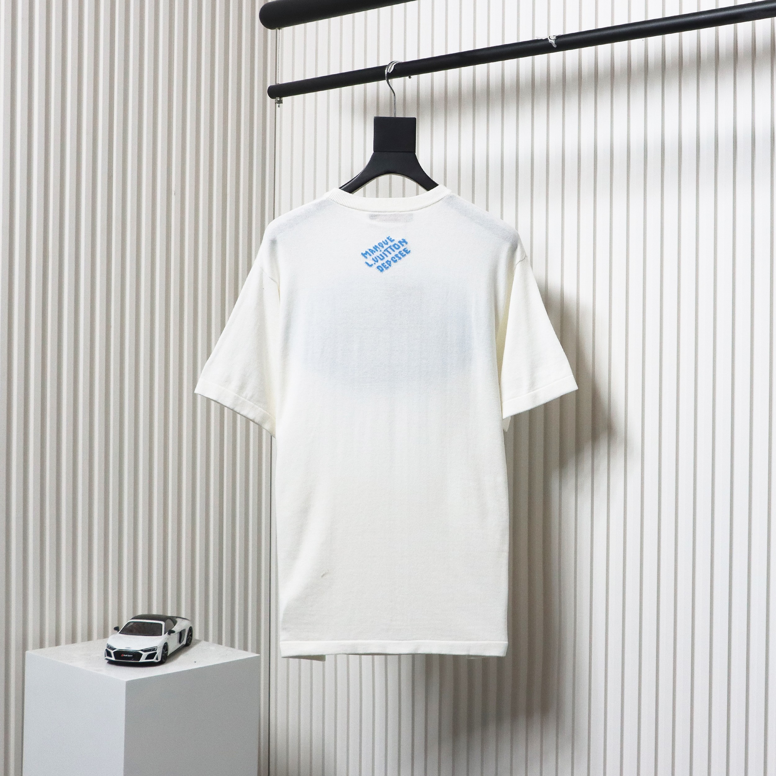 Louis Vuitton Western Denim Jacquard Knit Short Sleeve