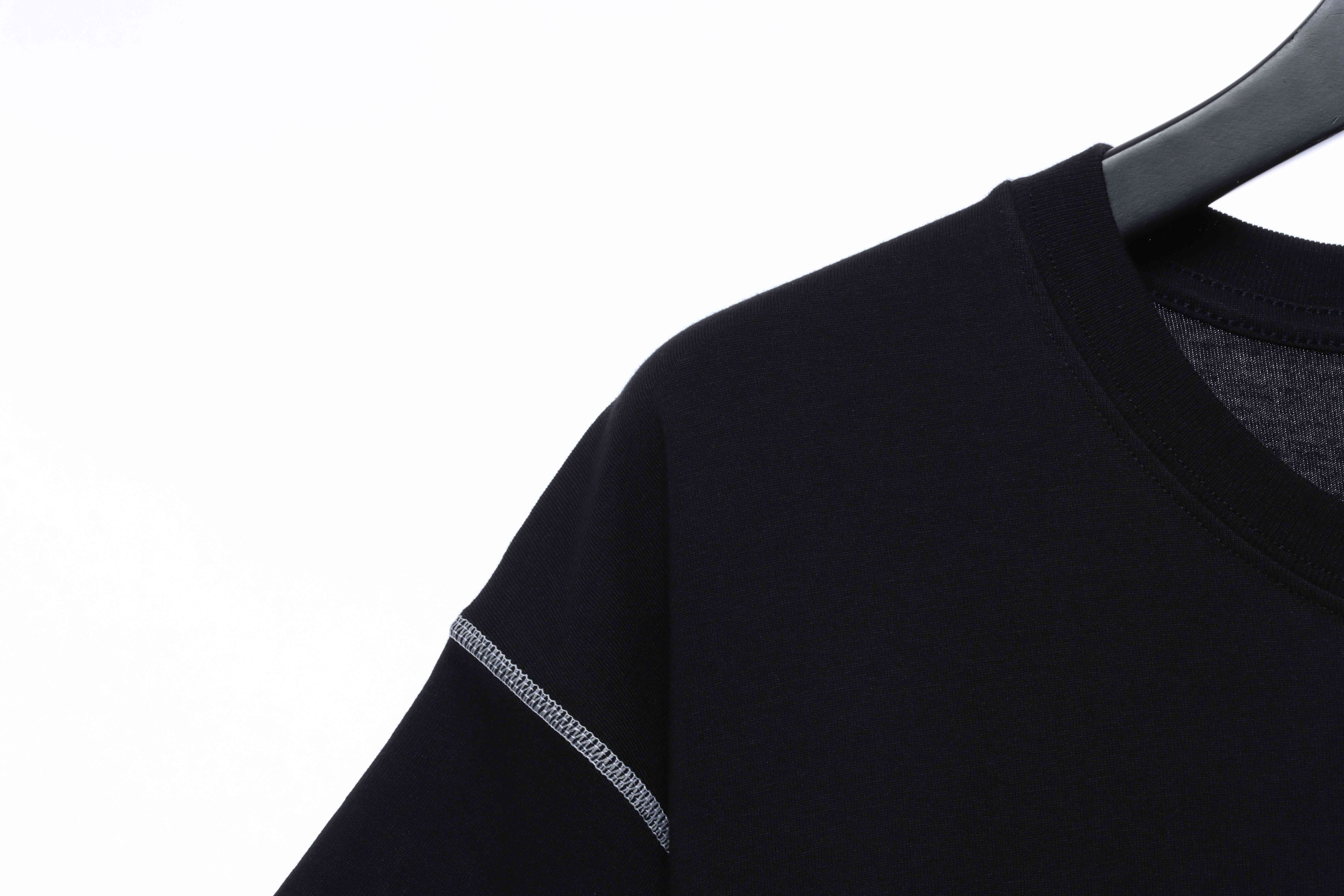 Nike co-branded OW irregular short sleeve black