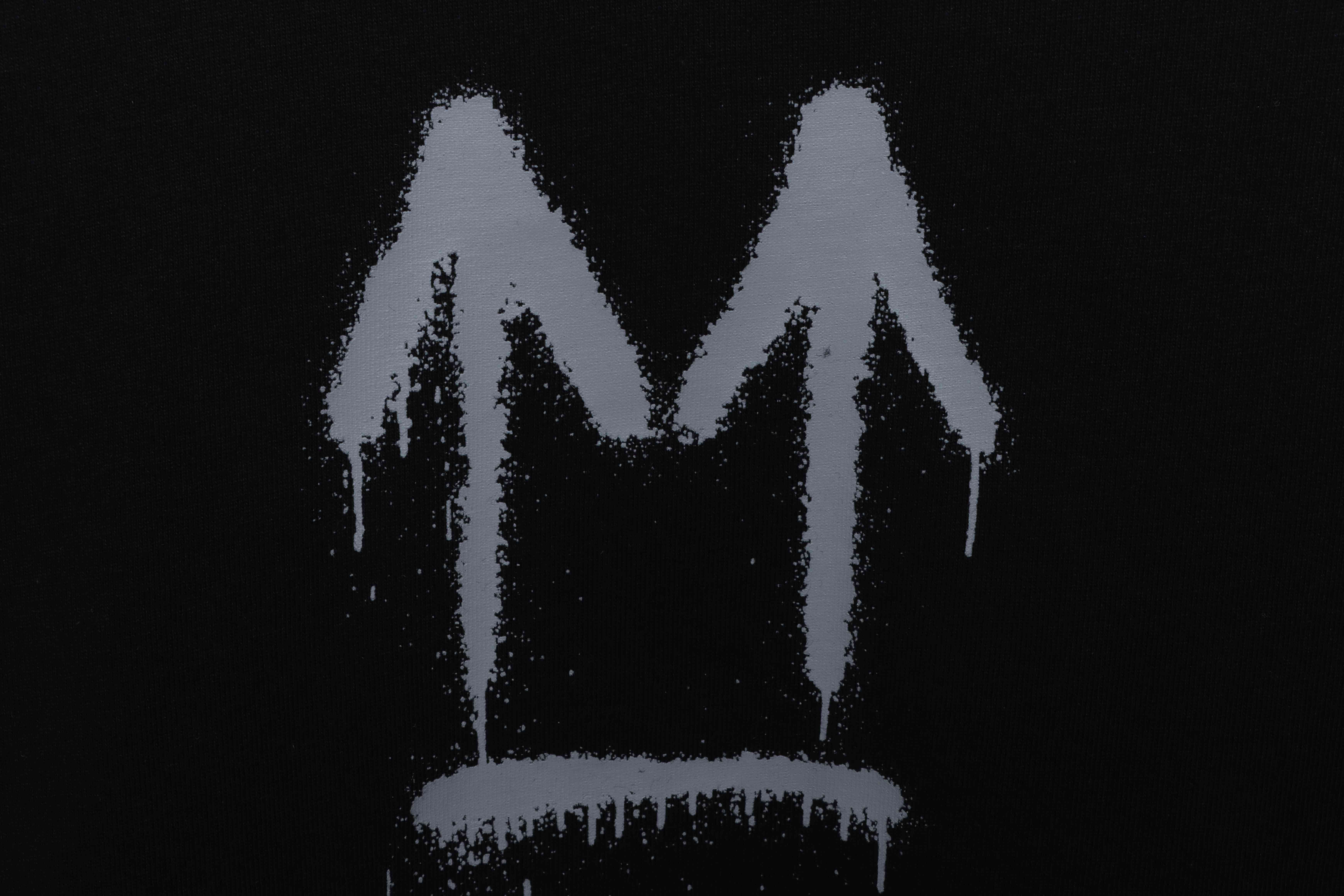 Nike co-branded OW irregular short sleeve black