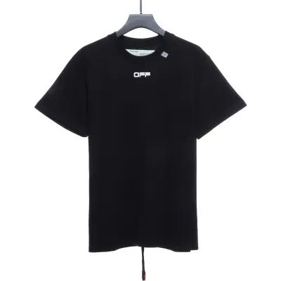 OW Angel Oil Painting Short Sleeve Black 02