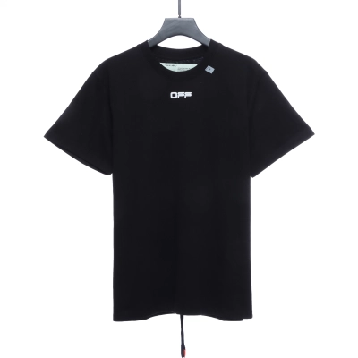 OW Angel Oil Painting Short Sleeve Black 02