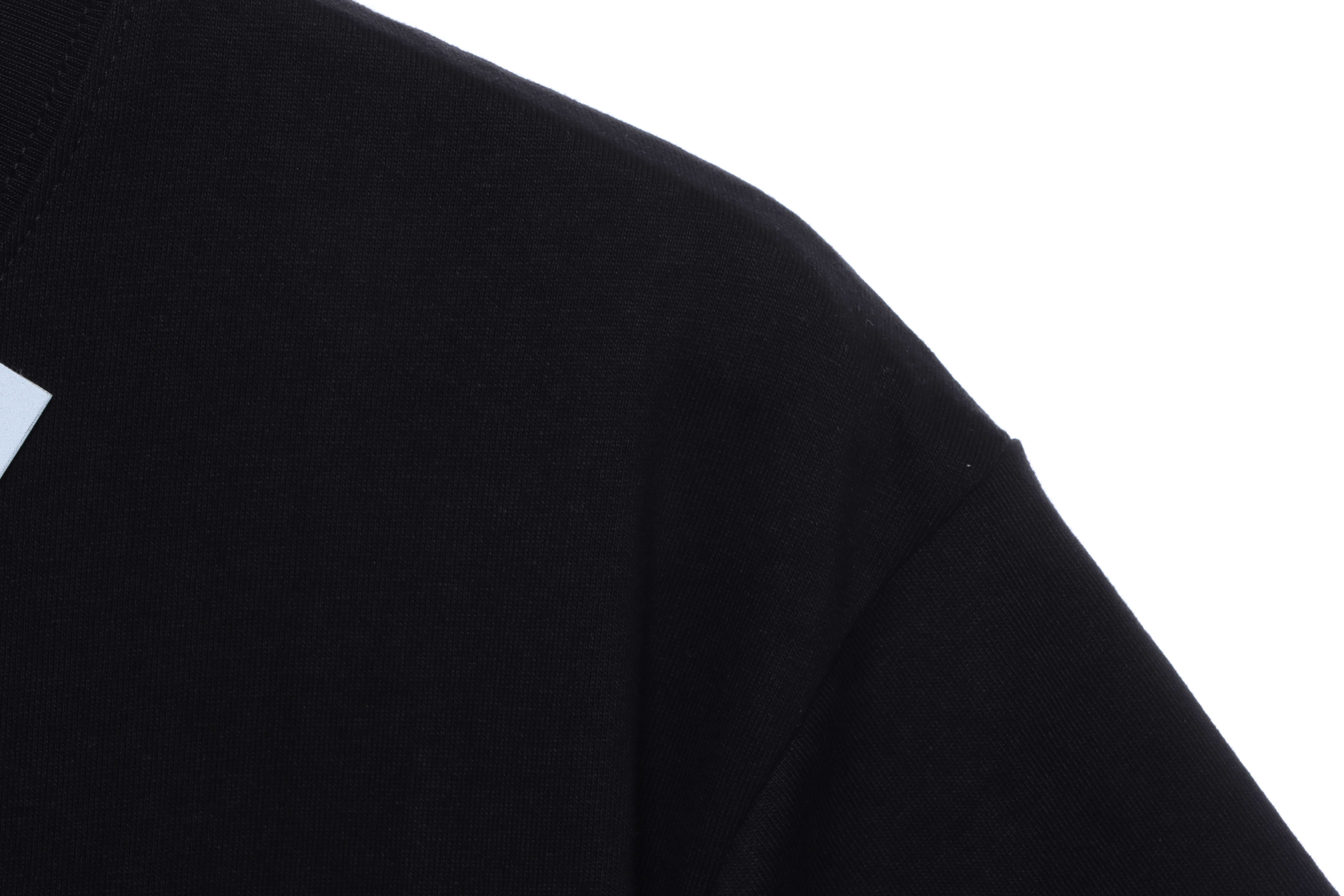 OW Angel Oil Painting Short Sleeve Black