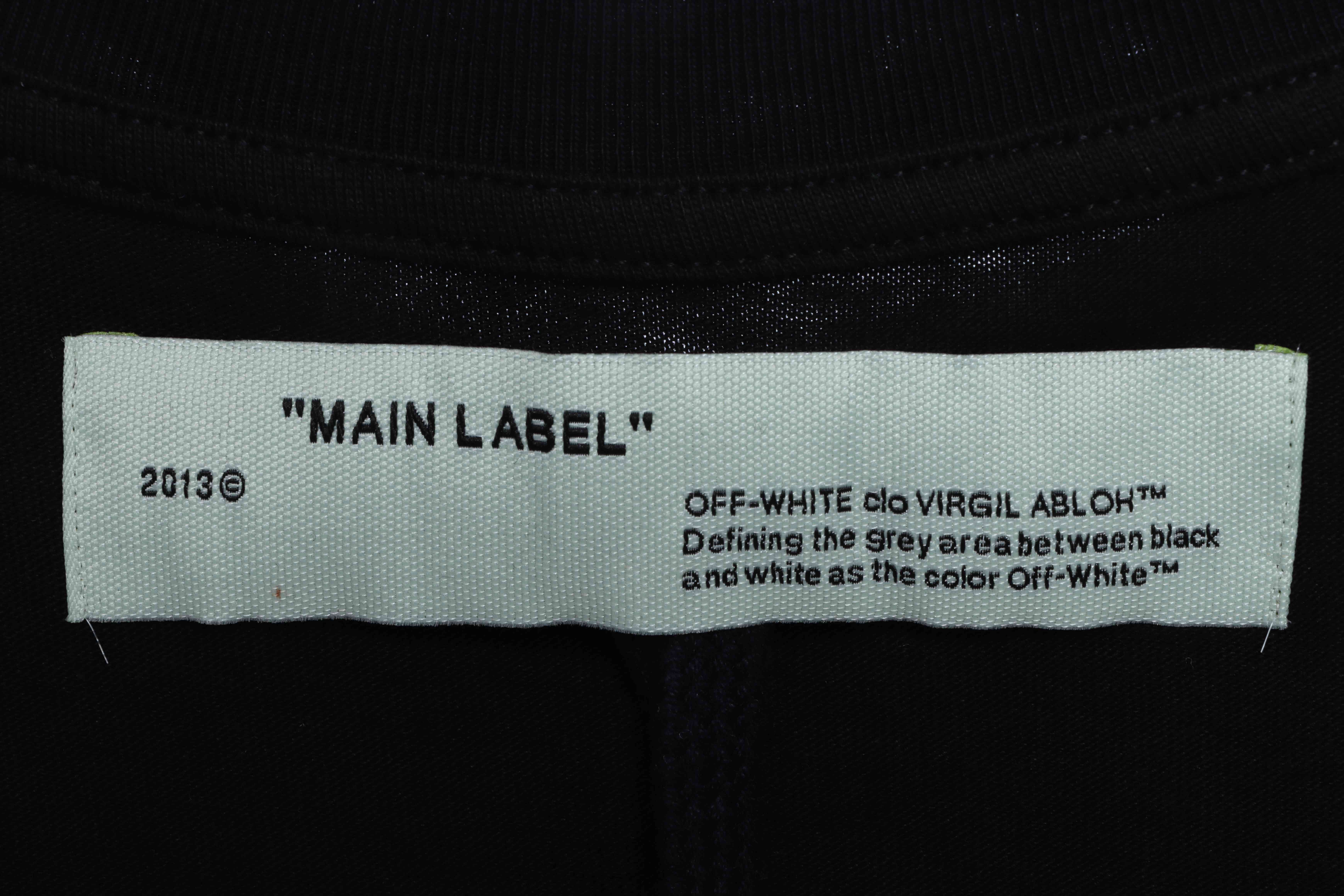 OW Angel Oil Painting Short Sleeve Black