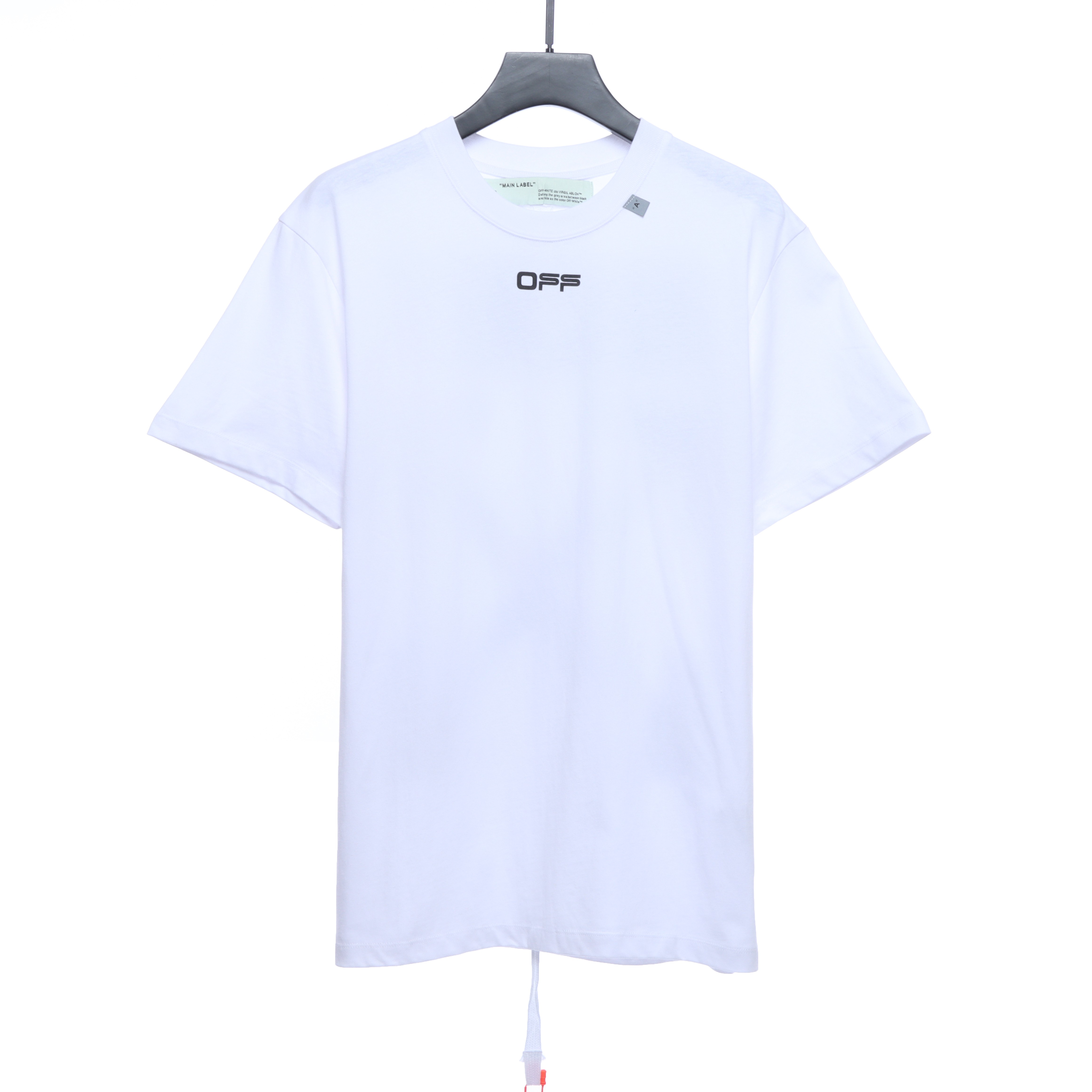 OW Angel Oil Painting Short Sleeve White