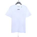 OW Angel Oil Painting Short Sleeve White