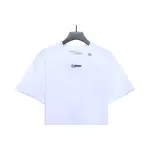 OW Angel Oil Painting Short Sleeve White