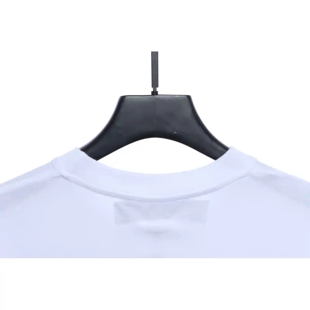 OW Angel Oil Painting Short Sleeve White