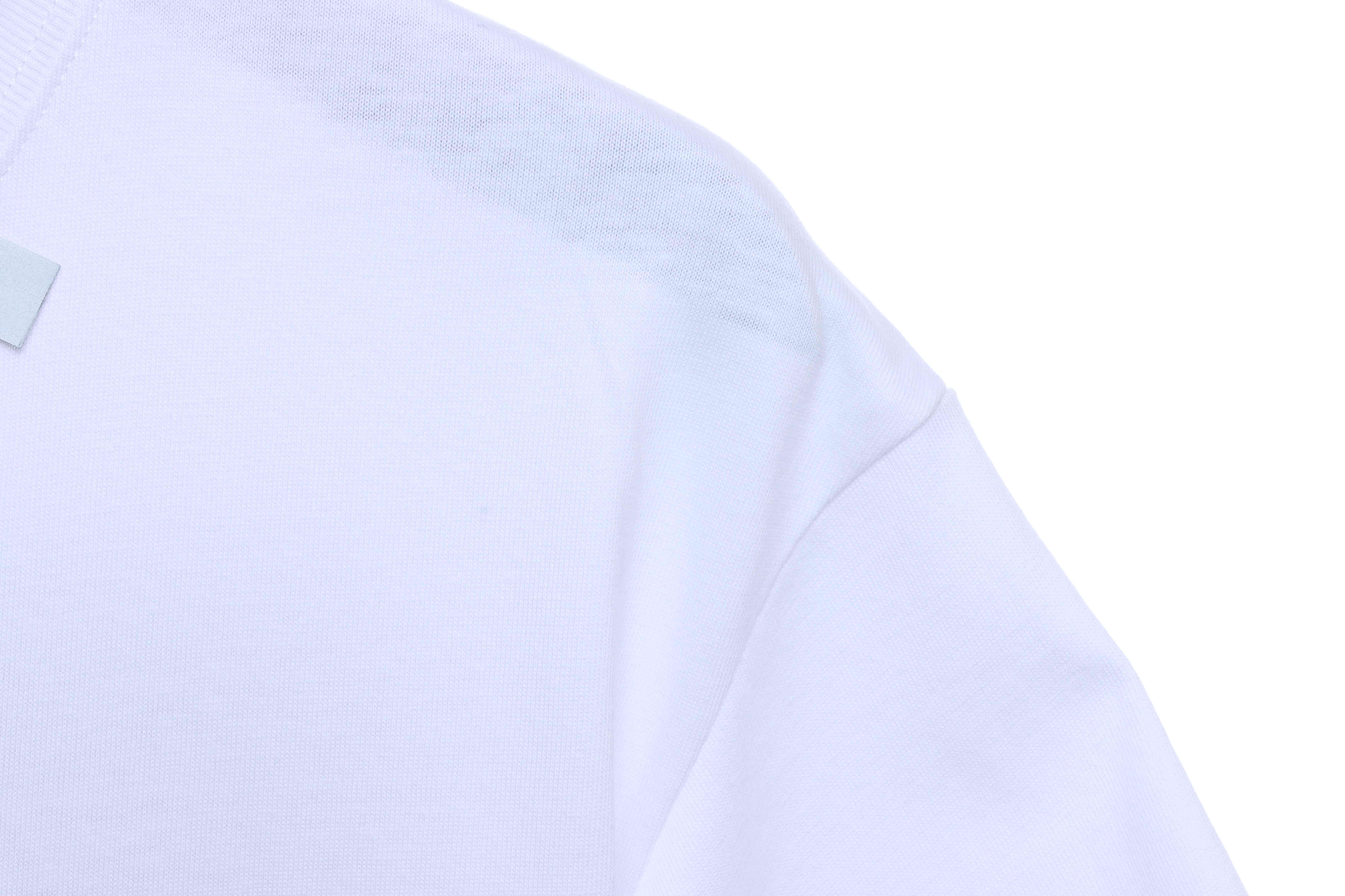 OW Angel Oil Painting Short Sleeve White