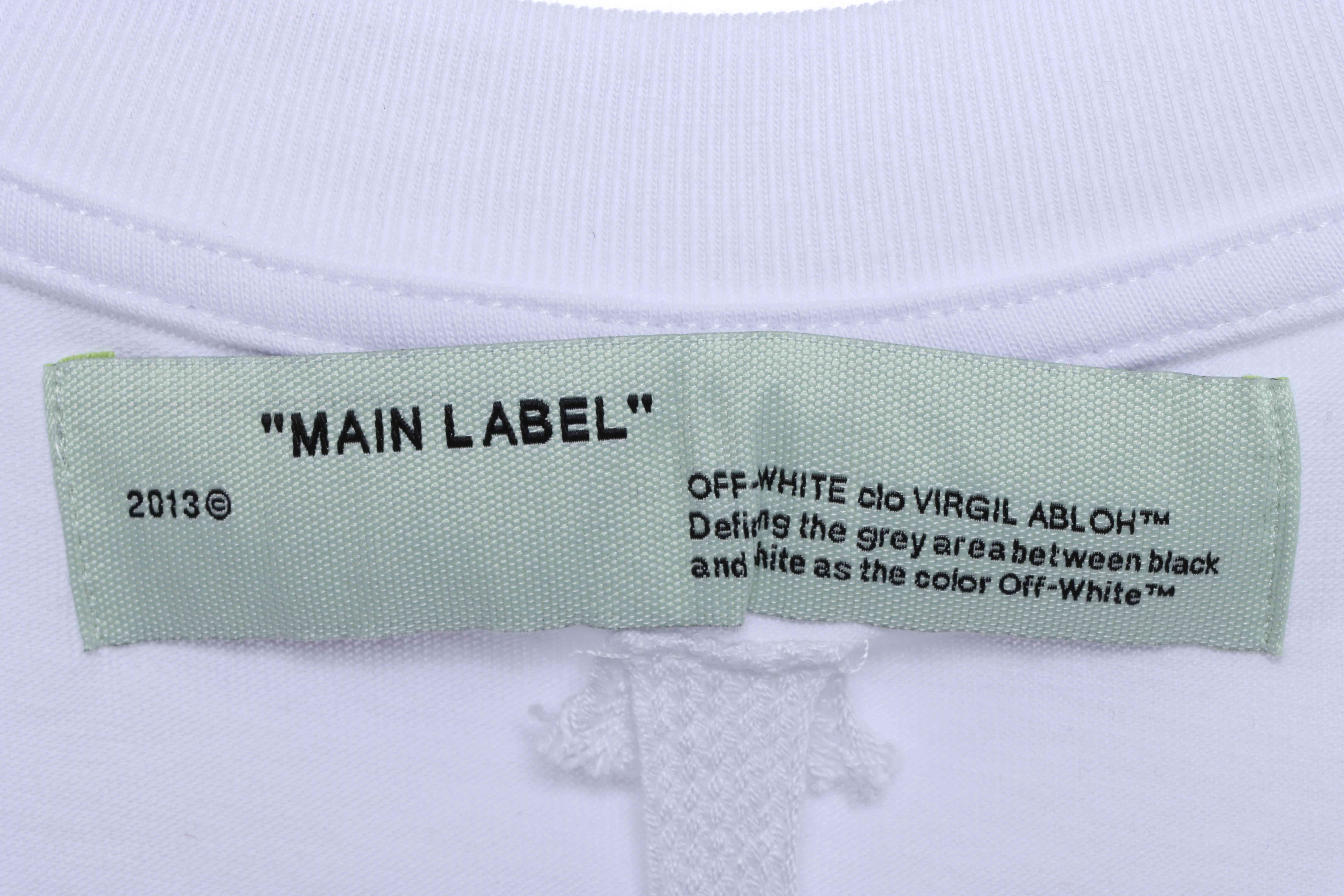 OW Angel Oil Painting Short Sleeve White