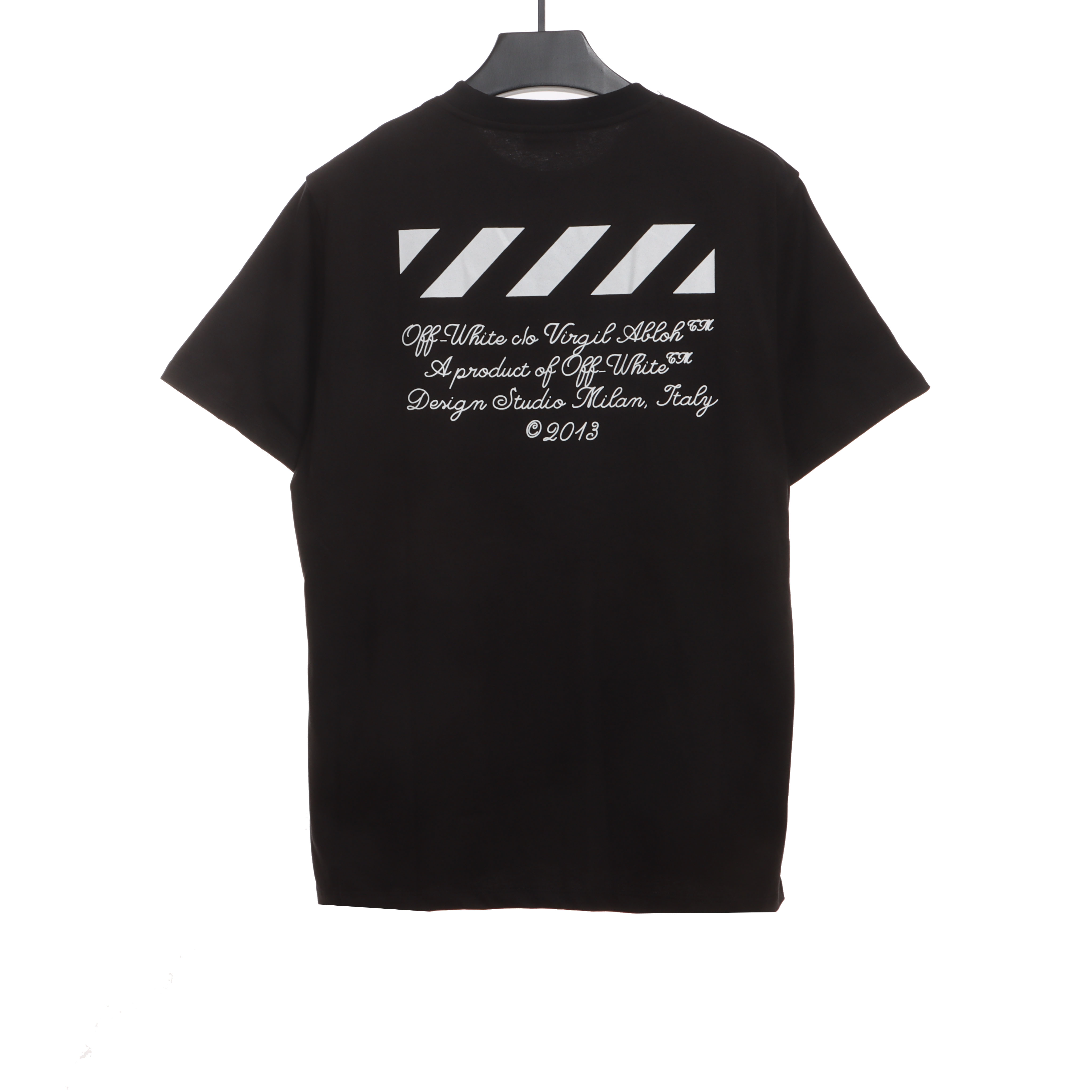 OW City Series 23 Slogan Short Sleeve Black