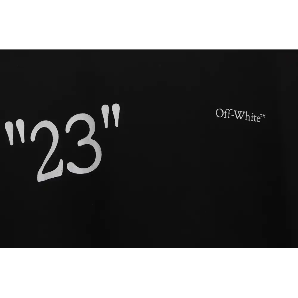 OW City Series 23 Slogan Short Sleeve Black