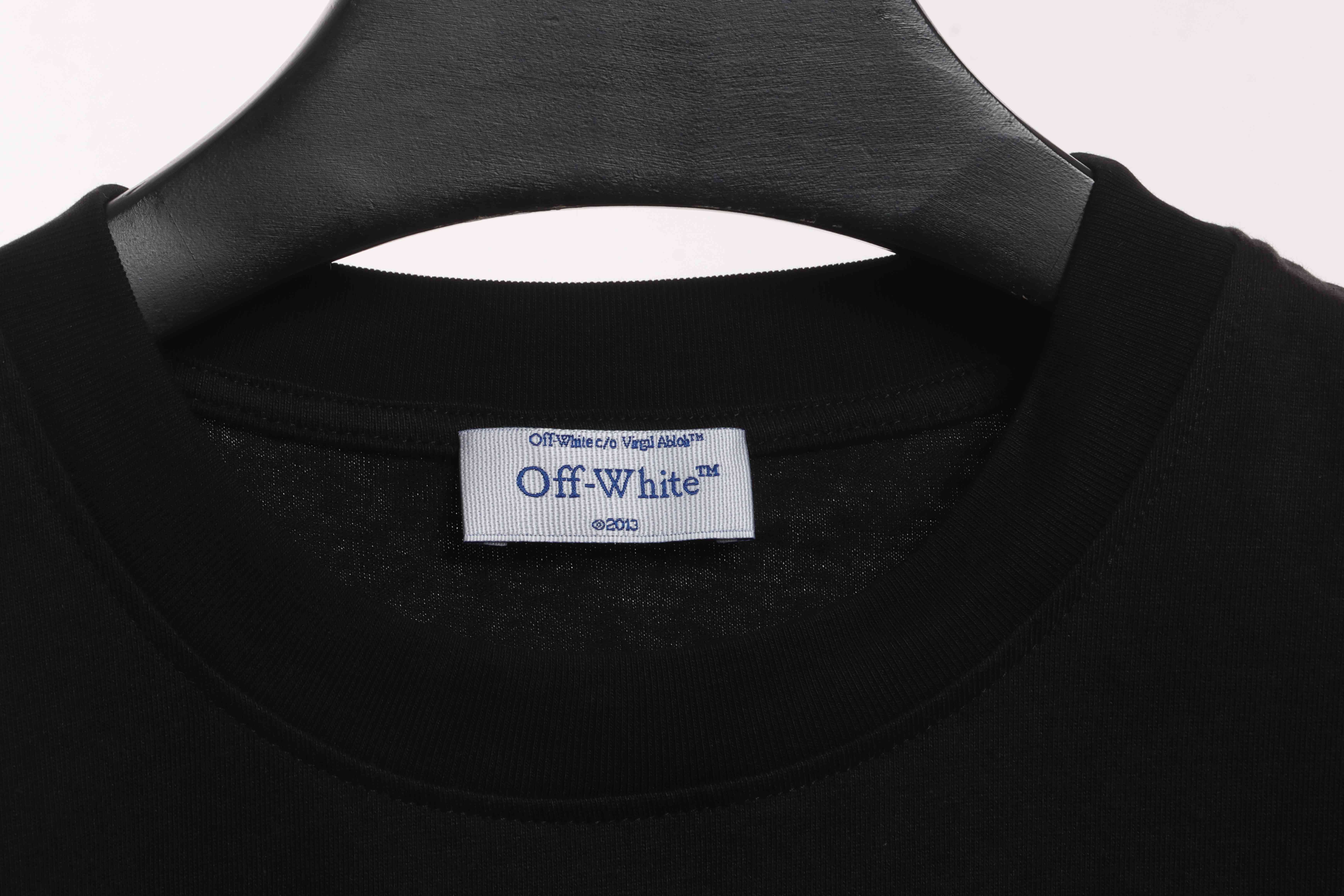 OW City Series 23 Slogan Short Sleeve Black