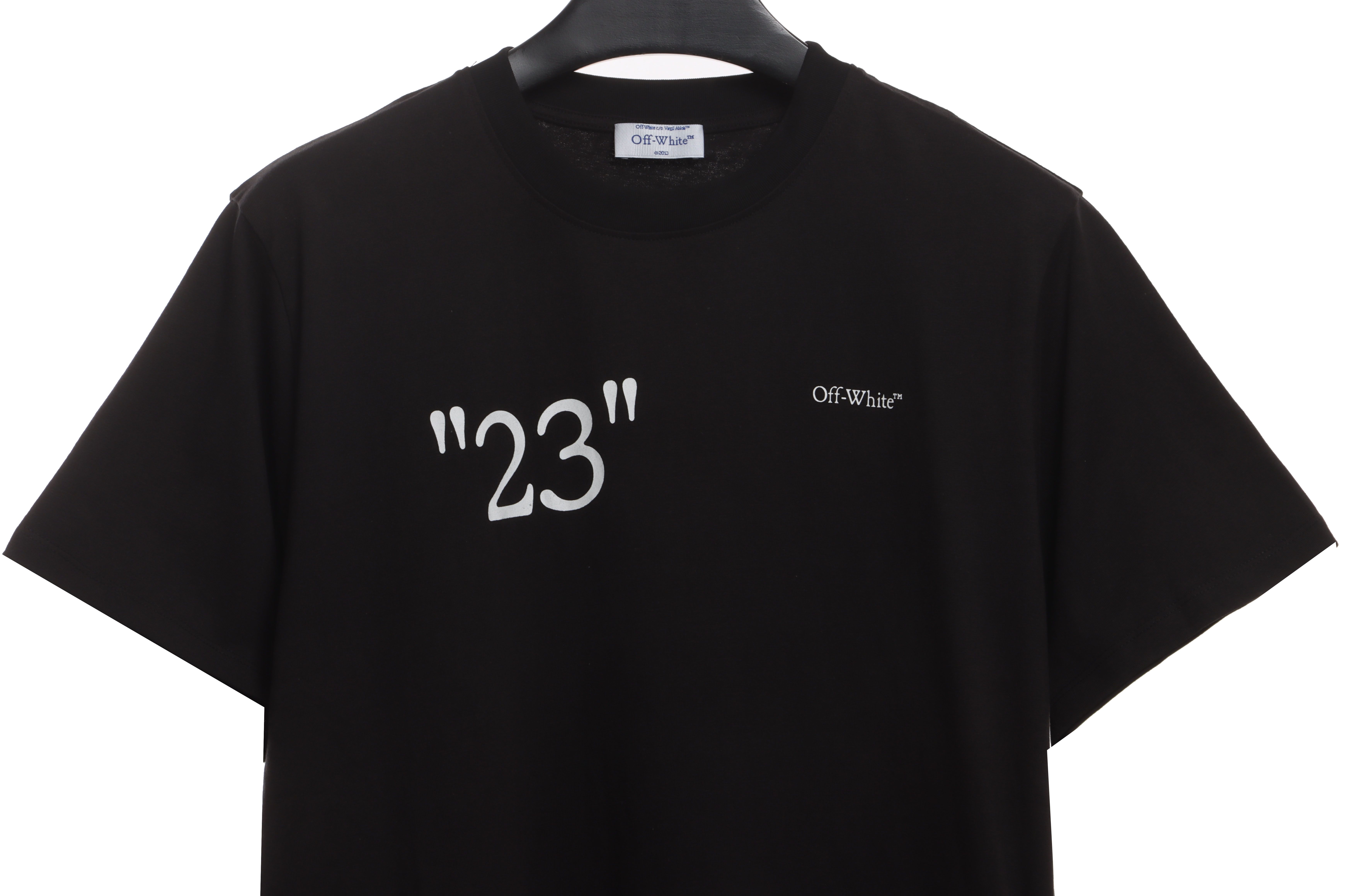 OW City Series 23 Slogan Short Sleeve Black