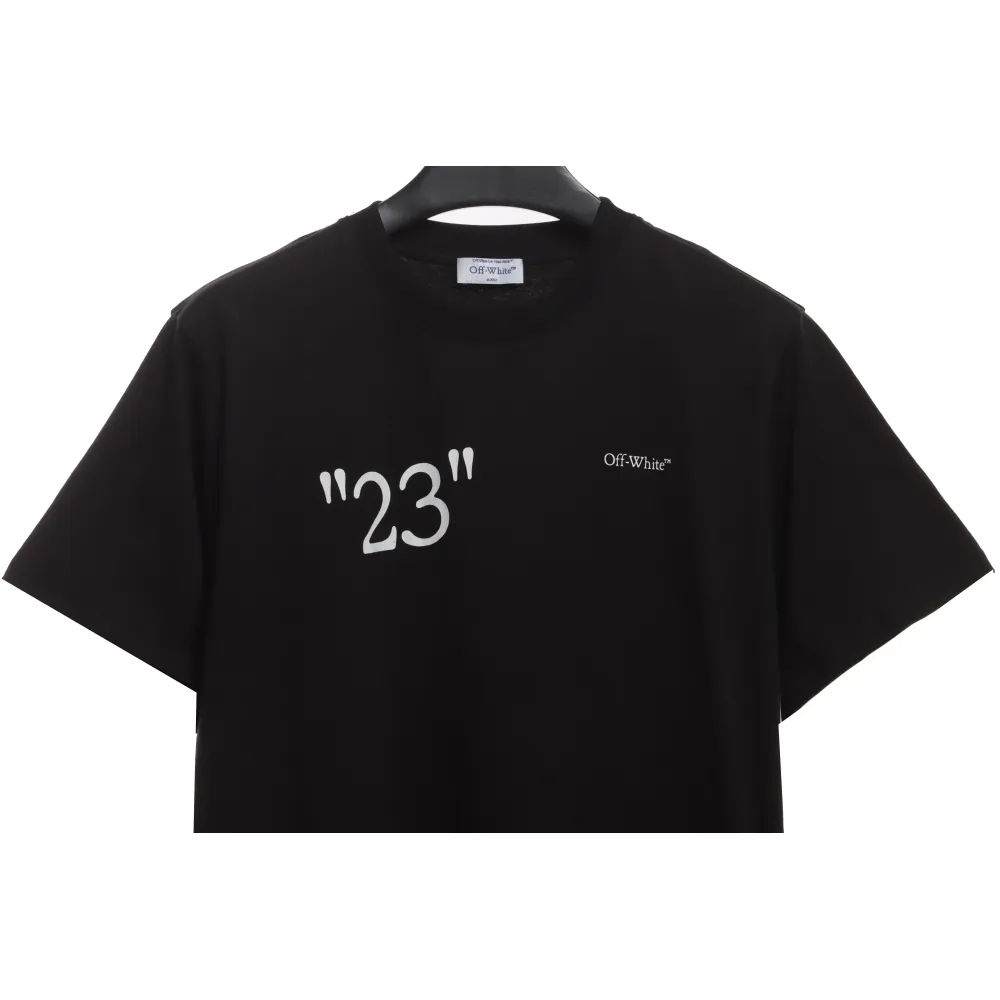OW City Series 23 Slogan Short Sleeve Black