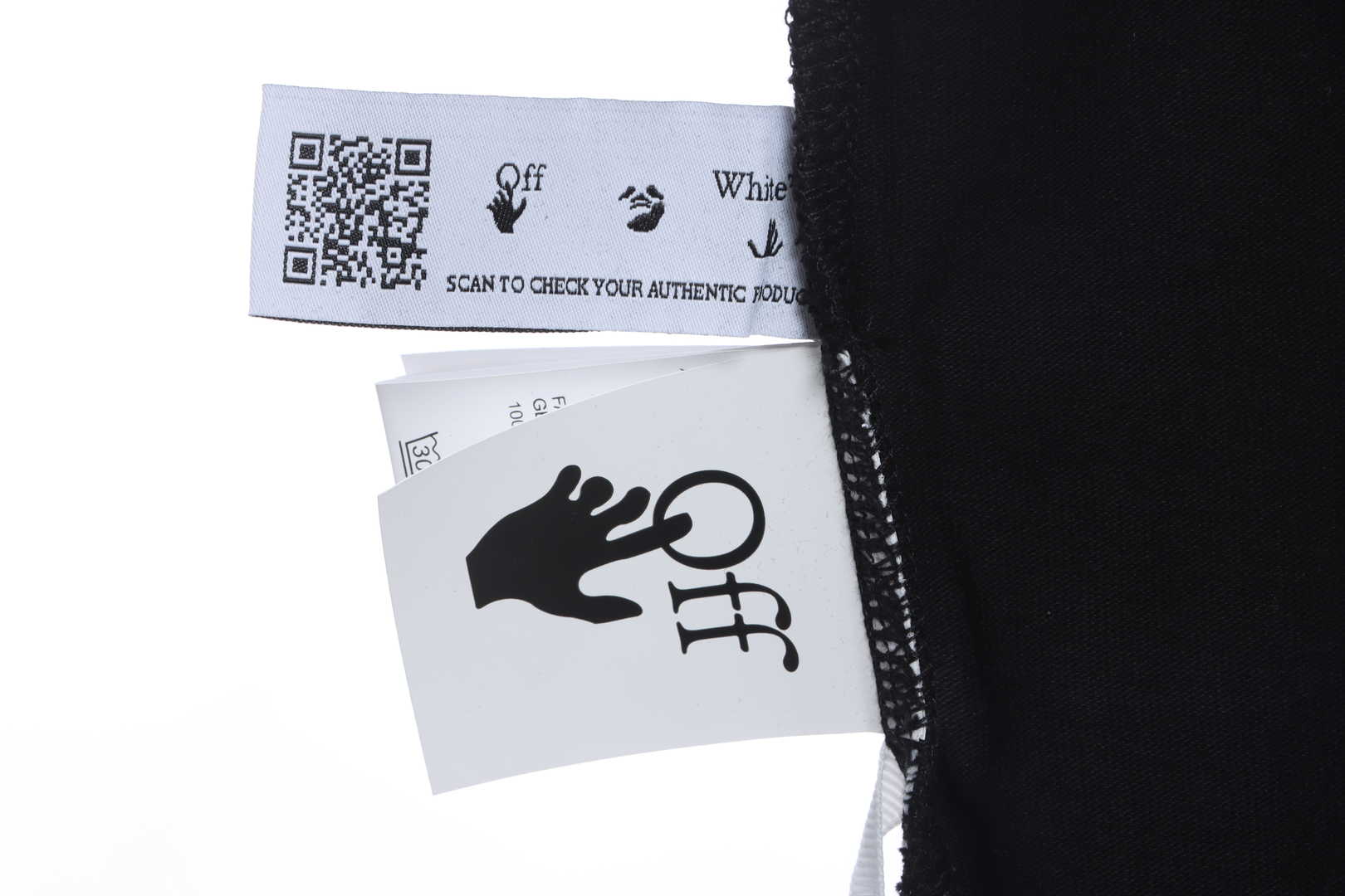 OW Classical Religious Oil Painting Short Sleeve Black