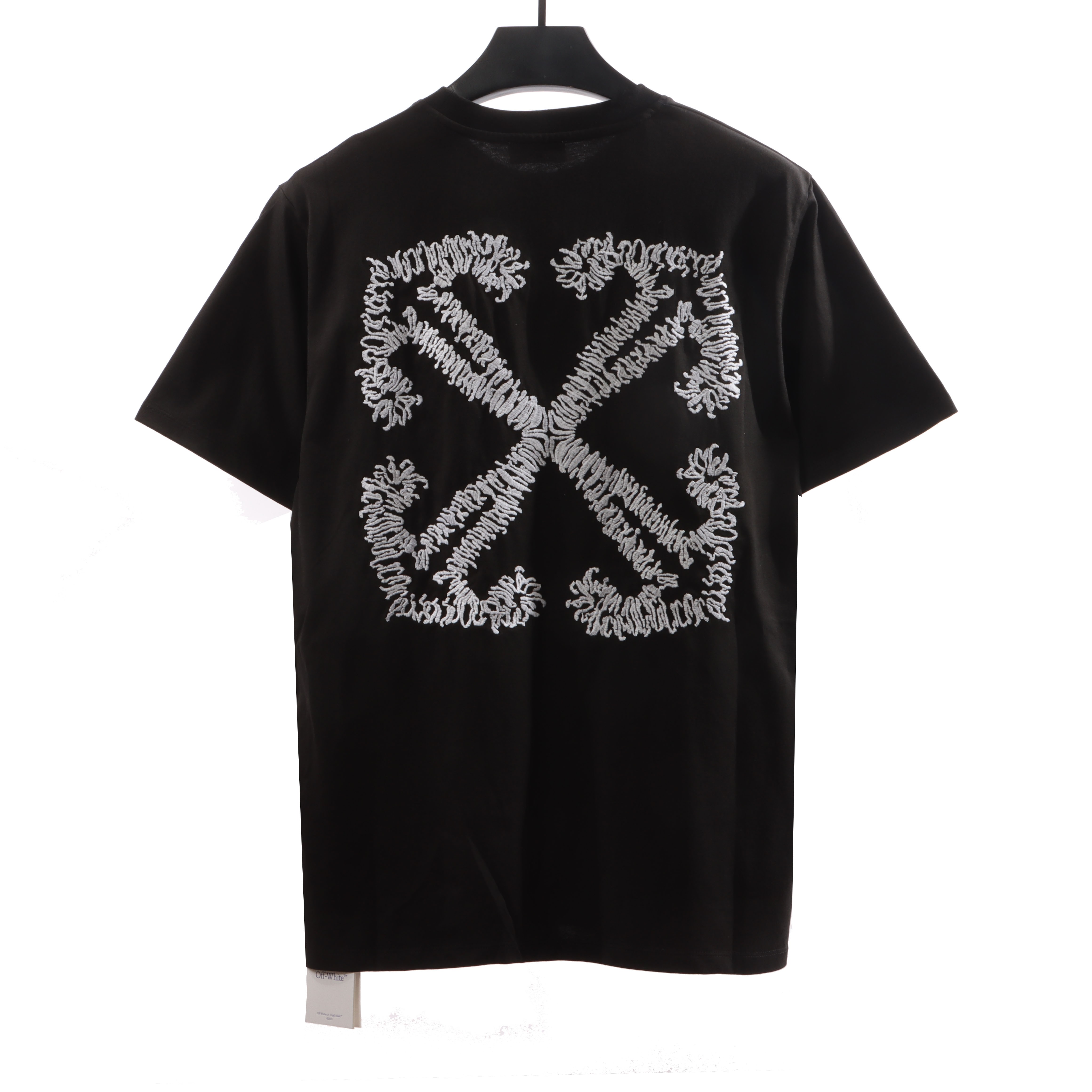 OW embroidered arrow short sleeves black