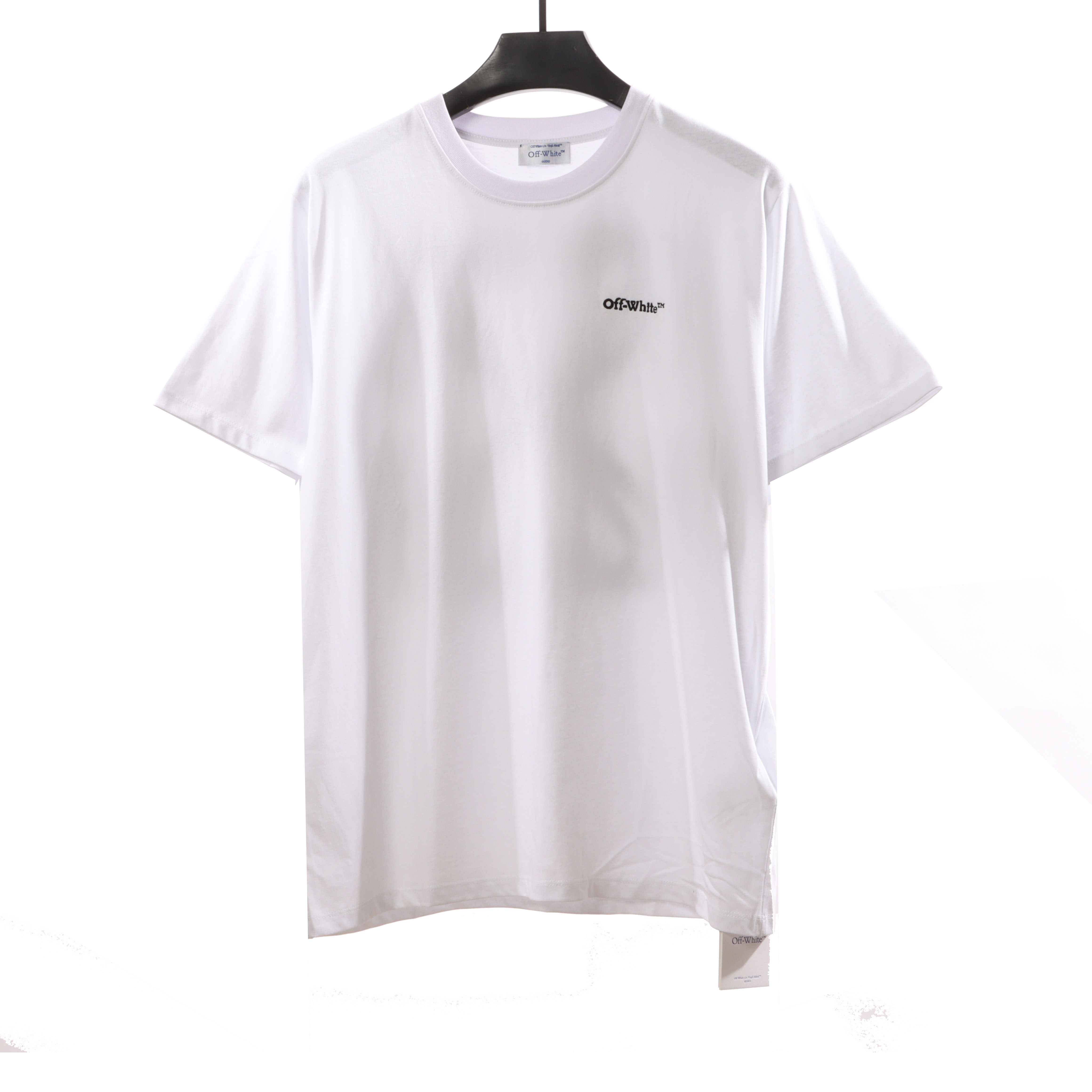 OW embroidered arrow short sleeves White
